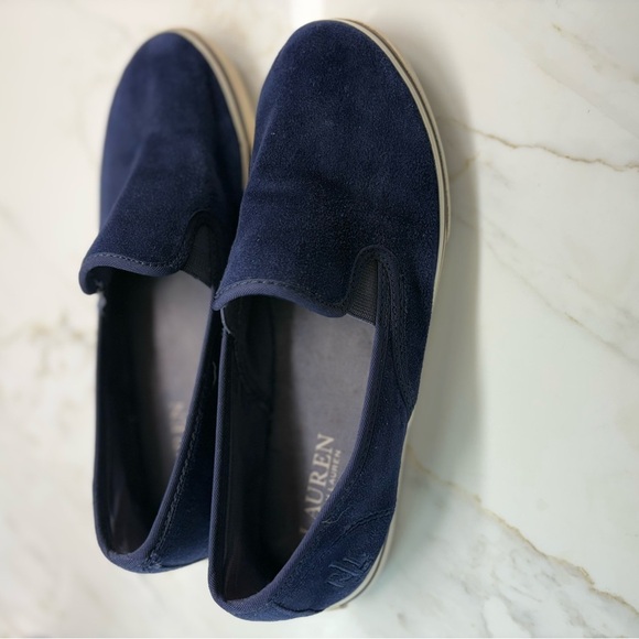 Lauren Ralph Lauren Deep Blue Slip-on Shoe - Picture 3 of 4